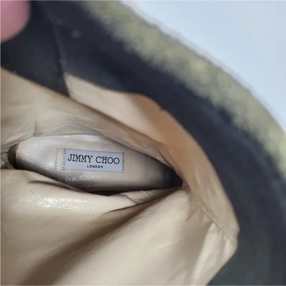 JIMMY CHOO SUEDE MOTO BOOTS SIZE 37 - Picture 8 of 8